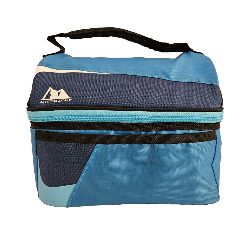 Artic Zone Insulated Expandable Lunch Box Blue